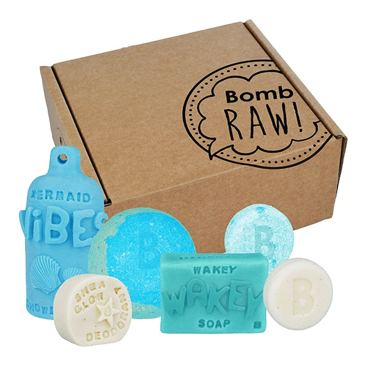 Bomb Cosmetics Bomb Raw! Starter Pack Zestaw kosmetyków 6szt