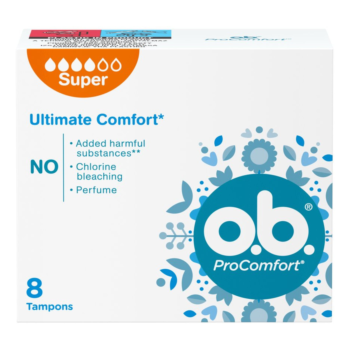 O.B. ProComfort Super komfortowe tampony 1op.-8szt
