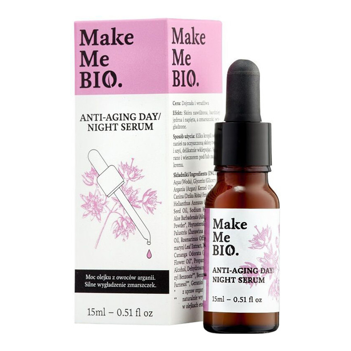 Make Me Bio Anti-Aging Day/Night Serum do twarzy 15ml