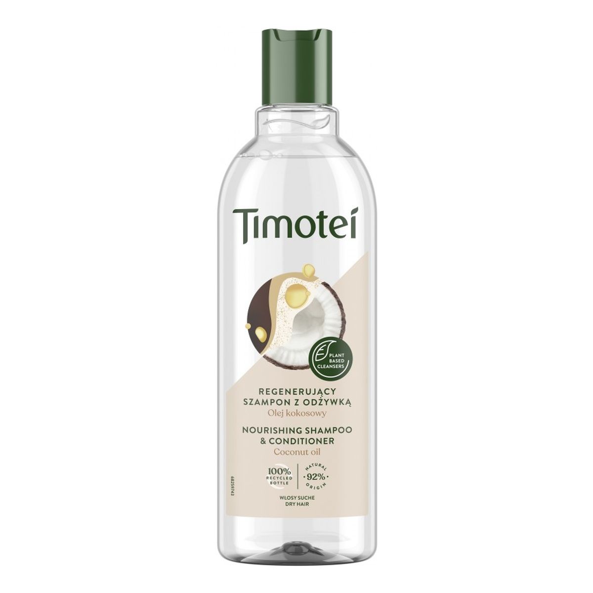 Timotei Coconut Oil Regenerujący Szampon z Odżywką Olej kokosowy 4x400ml