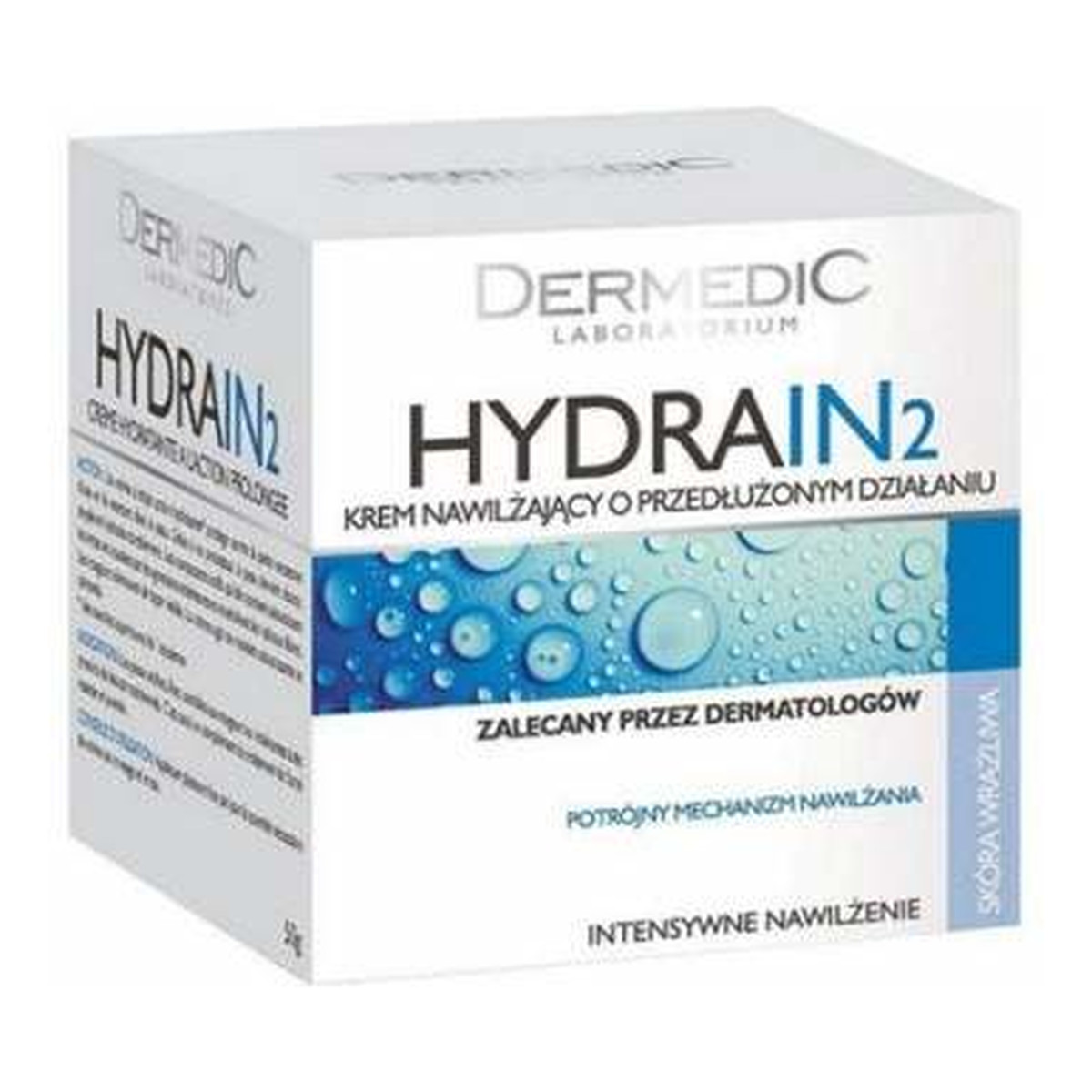 Dermedic Hydrain 2, krem intensywnie nawilżający o przedłużonym działaniu 50ml