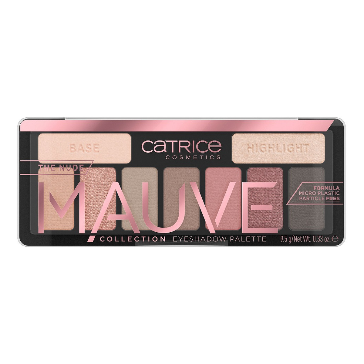 Catrice The Nude Mauve Collection Eyeshadow Palette paleta cieni do powiek 010 Glorious Rose 9g