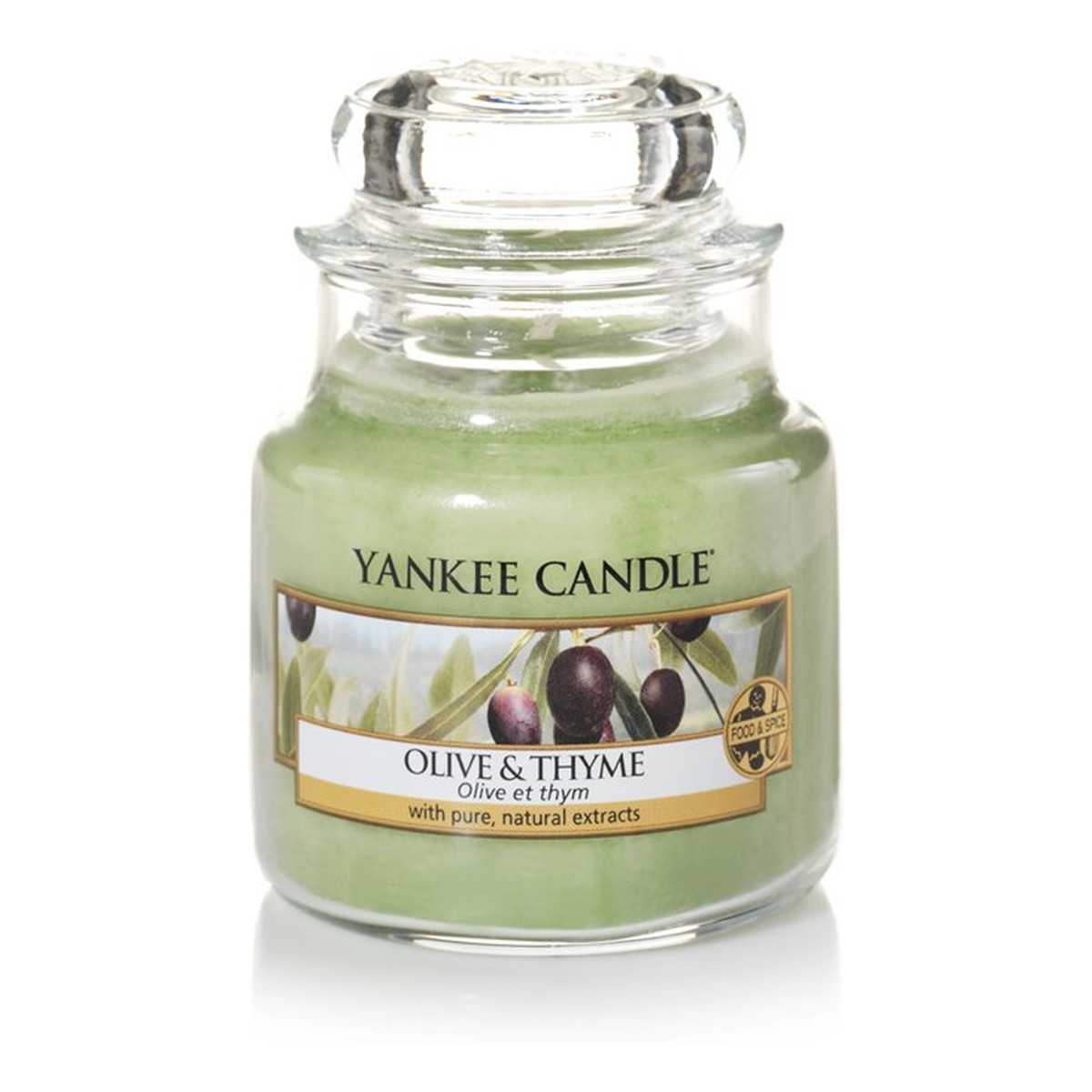 Yankee Candle Small Jar mała świeczka zapachowa Olive & Thyme 104g