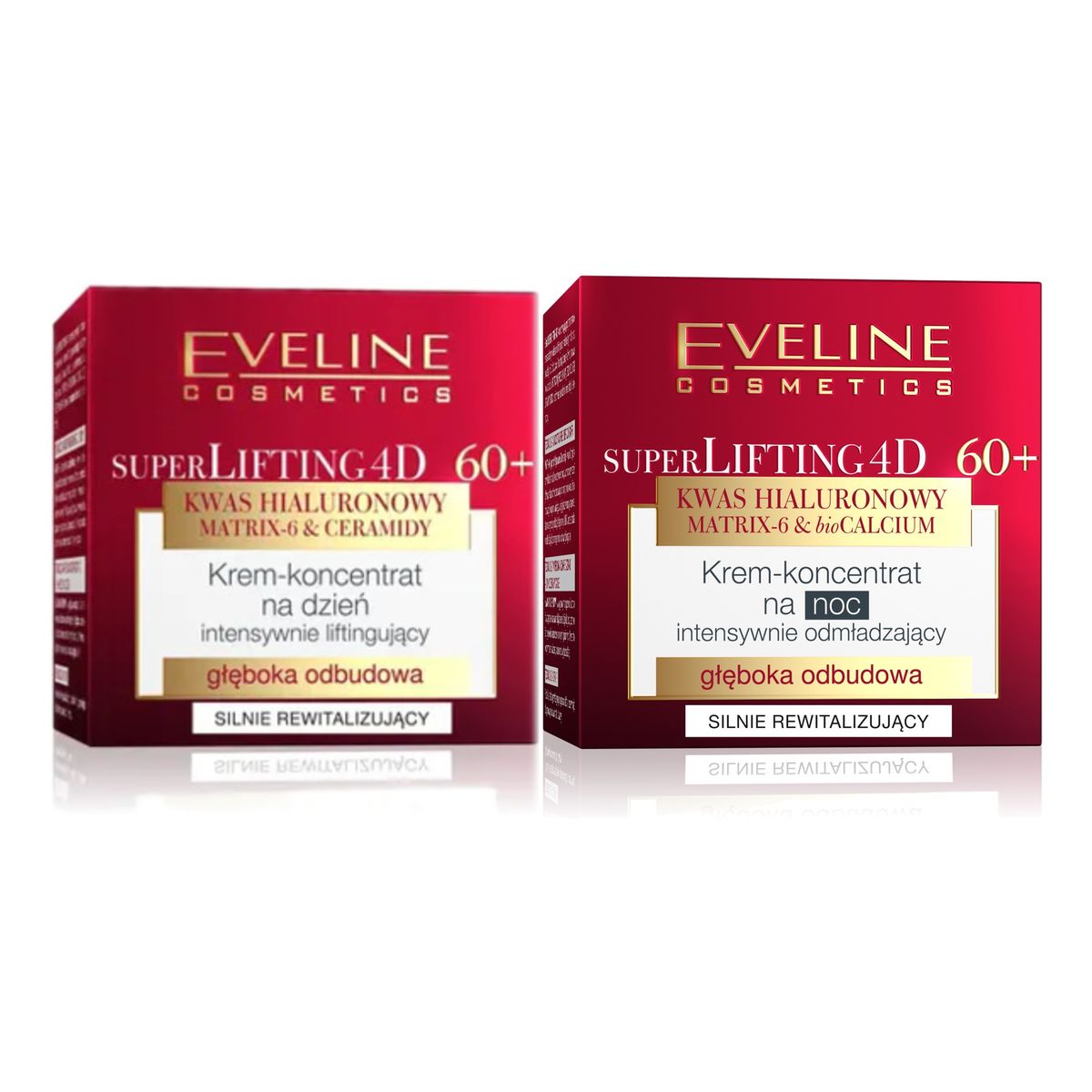 Eveline Super Lifting 4D Krem - koncentrat 60+ na dzień + koncentrat na noc 2x50ml