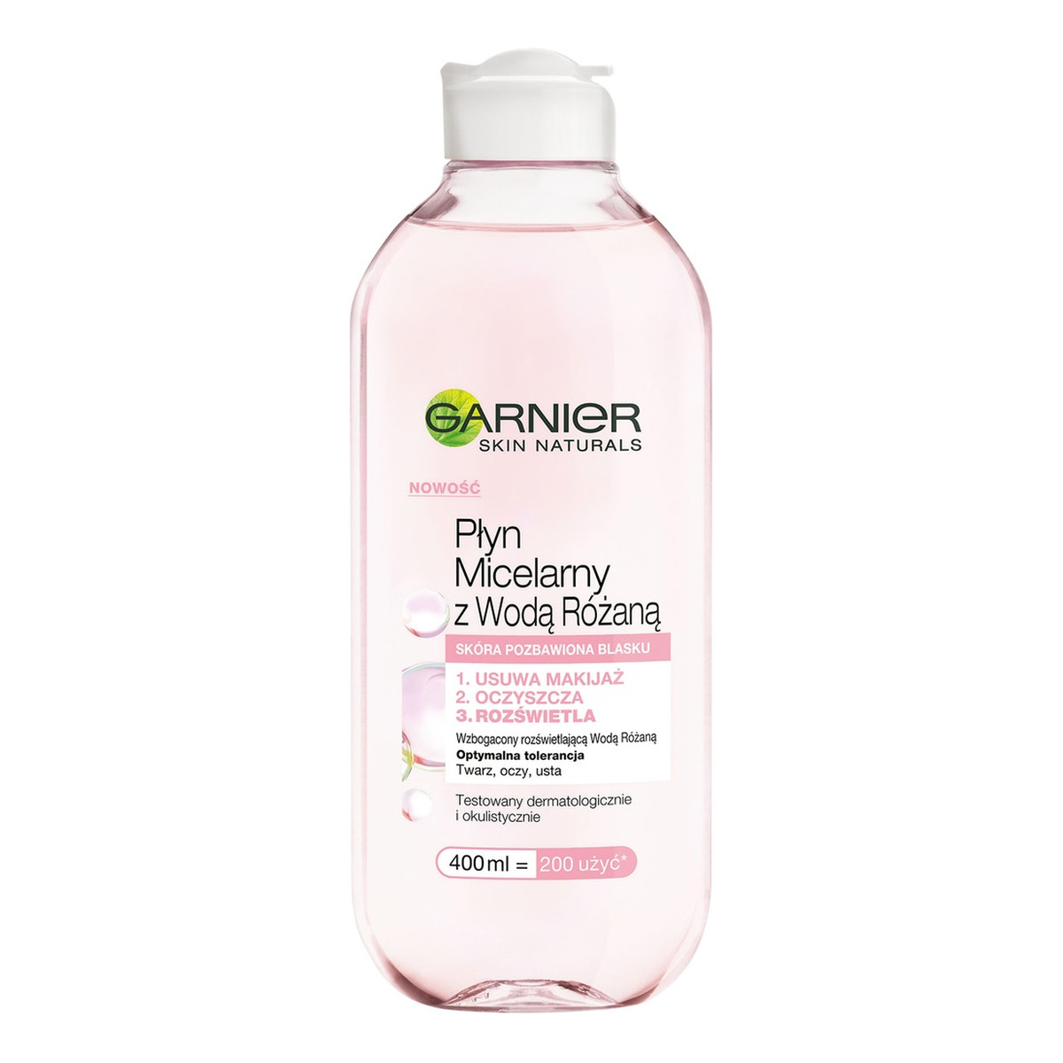 Garnier Skin Naturals Płyn micelarny z wodą różaną 400ml