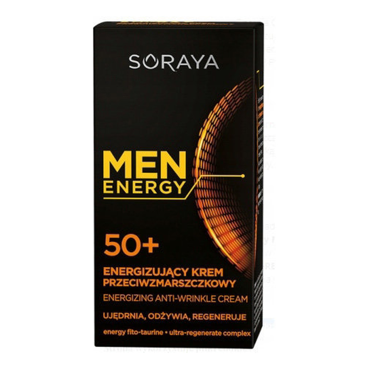 Soraya Men Energy 50+ KREM DO TWARZY ENERGIZUJĄCY PRZECIWZMARSZCZKOWY 50ml