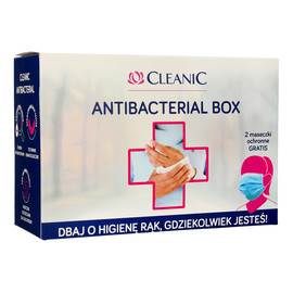 Zestaw Antibacterial Box chusteczki antybakteryjne 1 op.