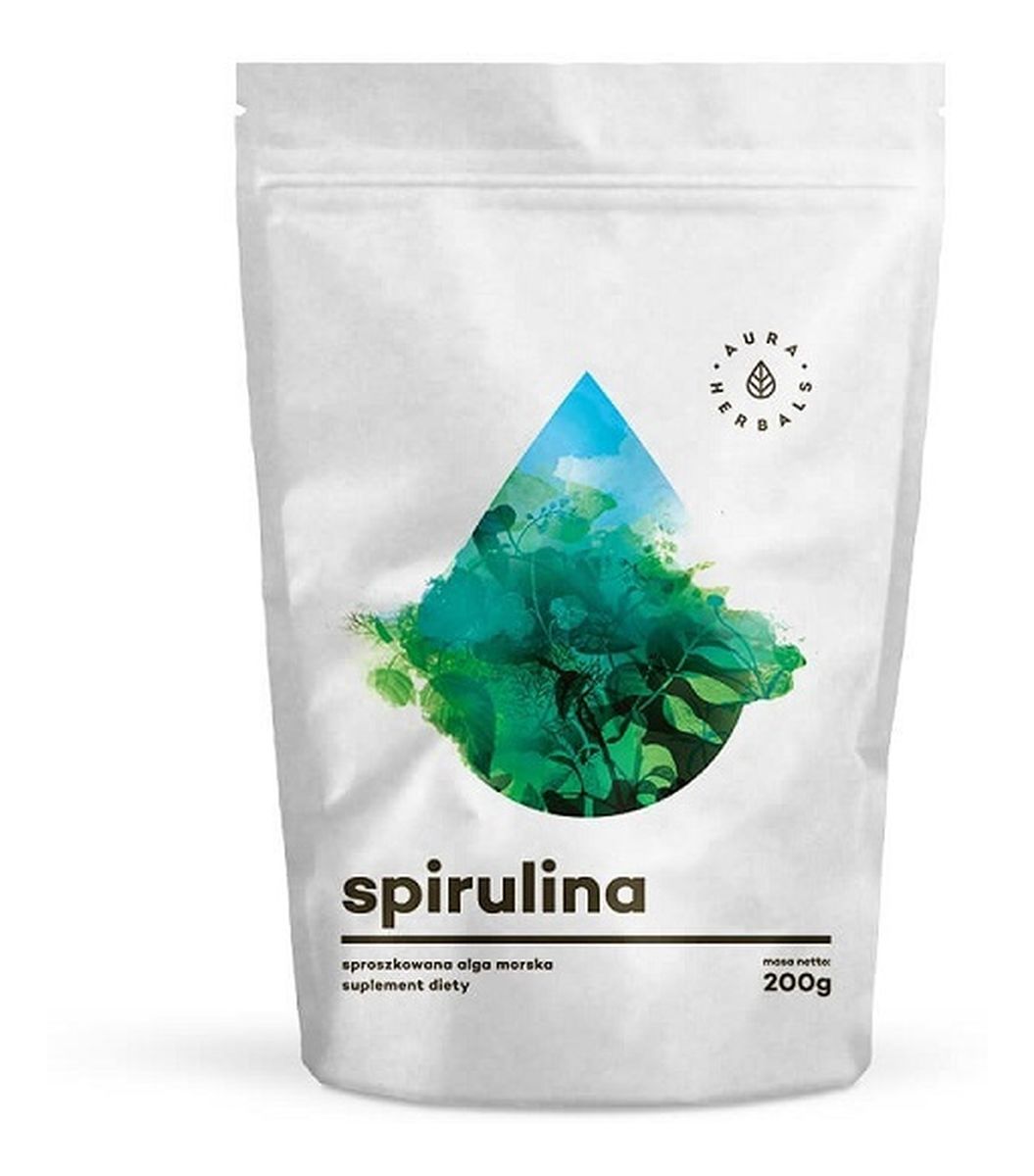 Spirulina sproszkowana alga morska suplement diety
