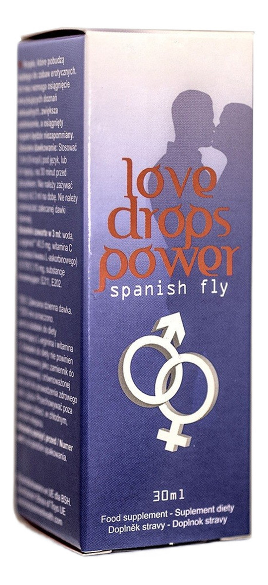 Spanish fly love drops power środek wspomagający zwiększenie popędu seksualnego
