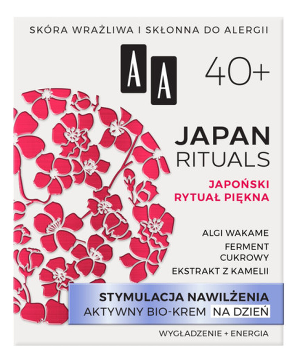 Stymulacja Nawilżenia AKTYWNY BIO-KREM do twarzy NA DZIEŃ 40+