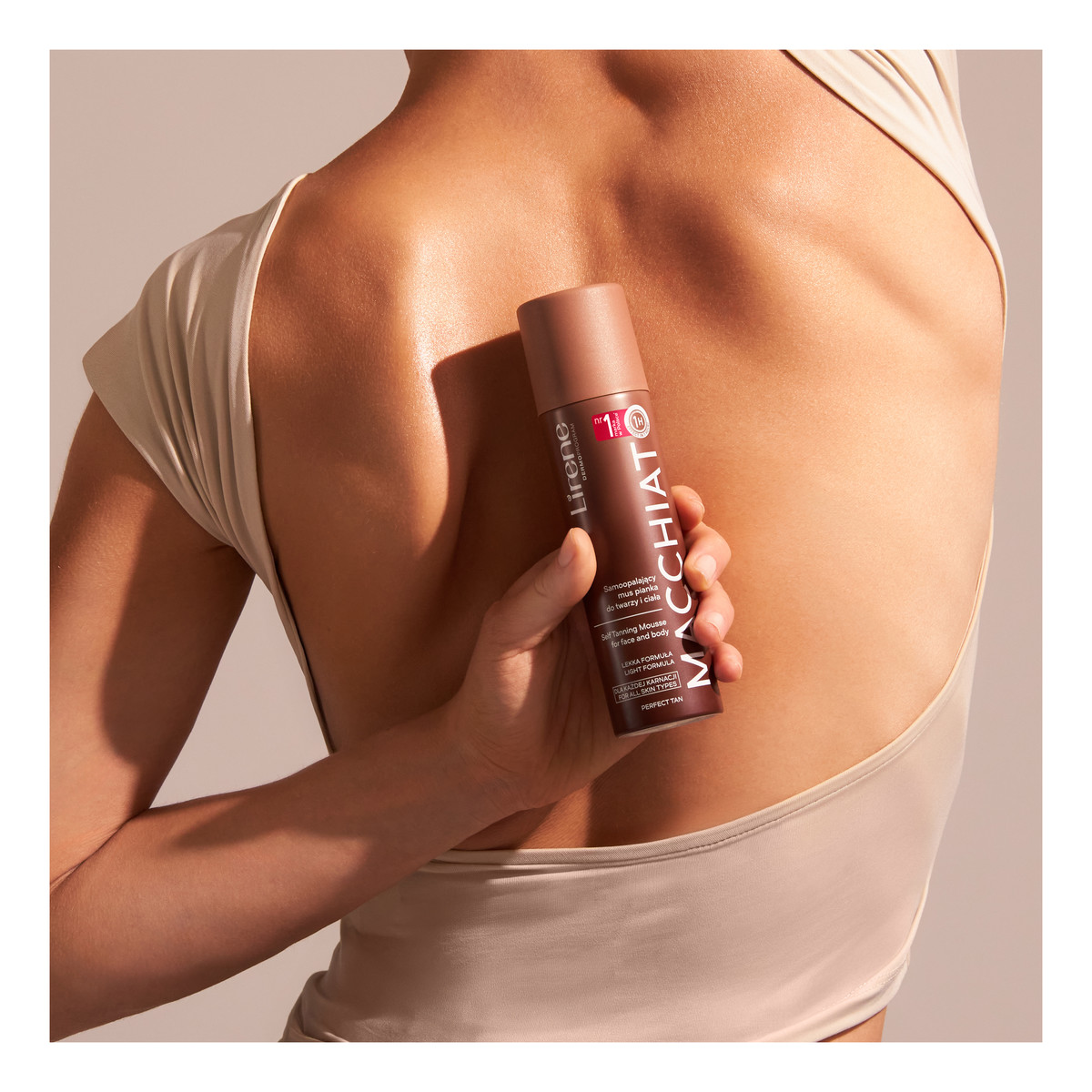Lirene Perfect Tan Samoopalający mus pianka do twarzy i ciała MACCHIATO 150ml