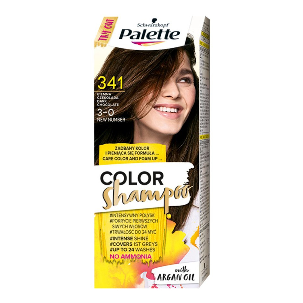 Schwarzkopf Palette Color Shampoo Szampon Koloryzujący Bez Amoniaku 70ml