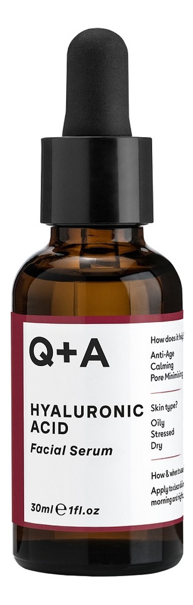 Hyaluronic acid facial serum nawilżające serum do twarzy z kwasem hialuronowym