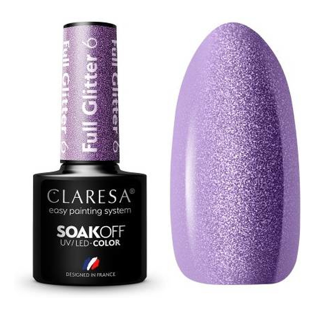 Claresa Full Glitter Lakier hybrydowy 5ml