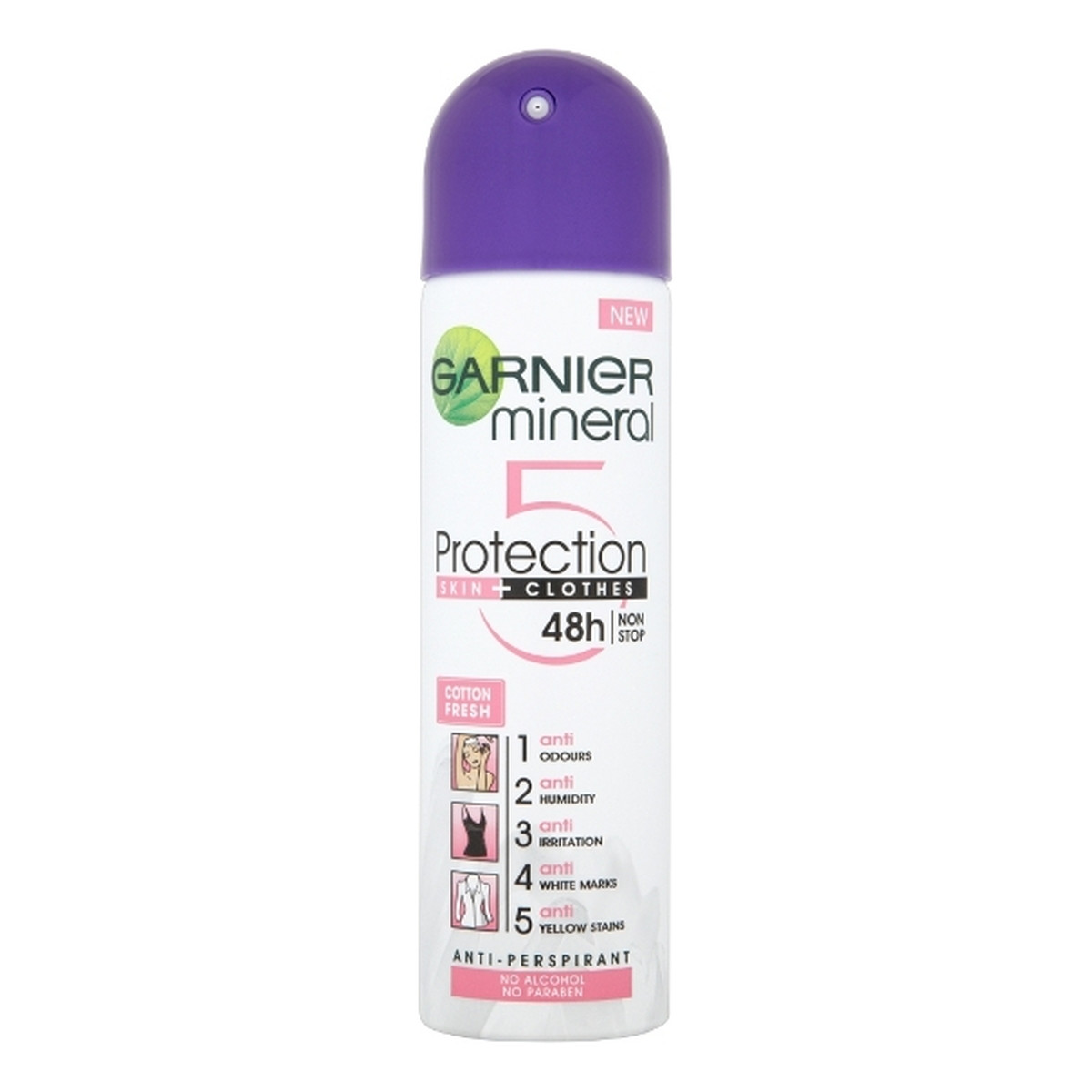 Garnier Mineral Protection 5 Antyperspirant Spray Cotton Fresh 150ml