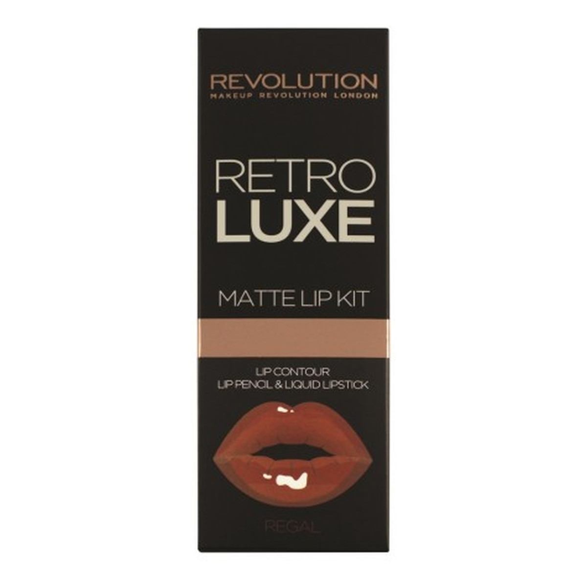 Makeup Revolution Retro Luxe Matte Lip Kit Pomadka i konturówka do ust