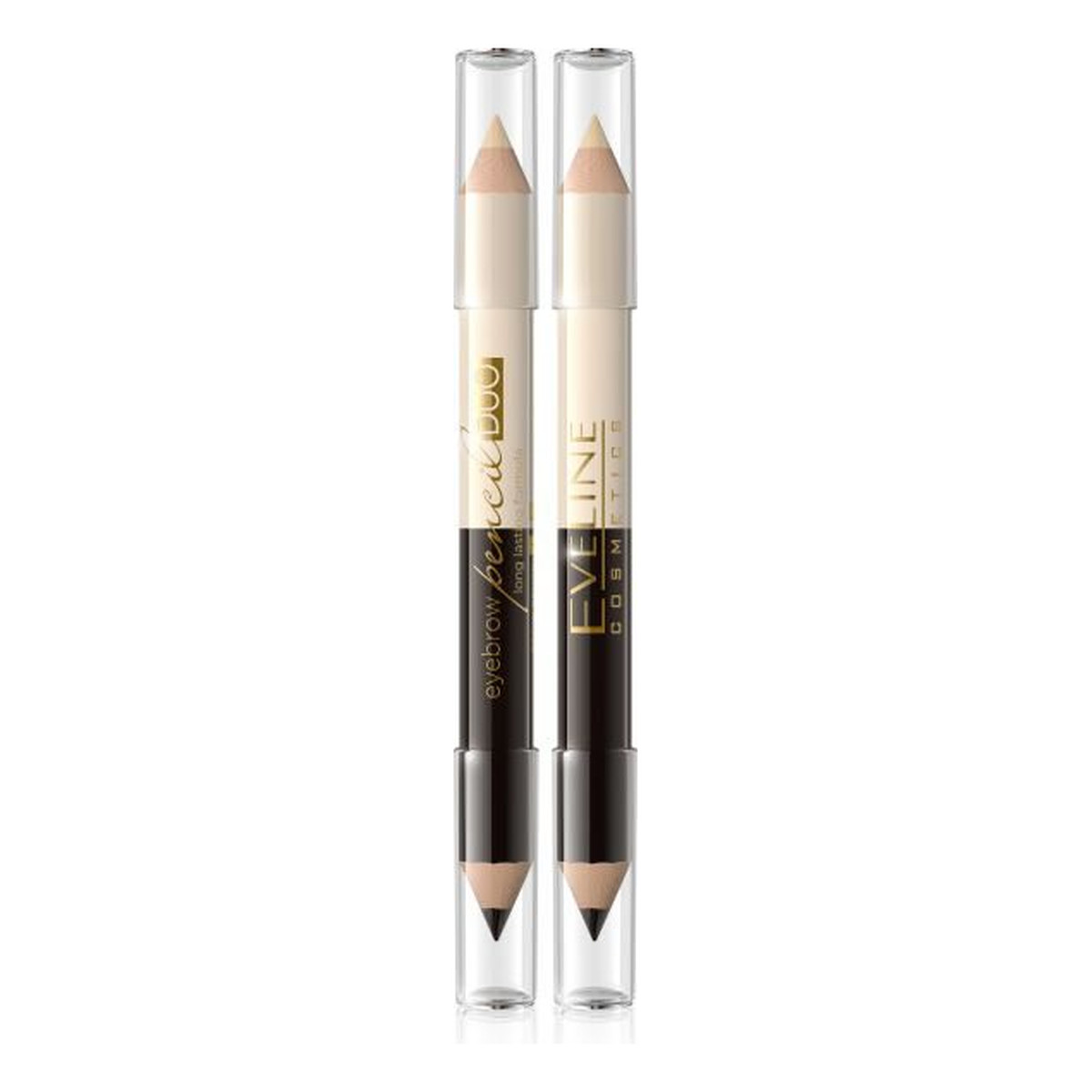 Eveline Eyebrow Pencil Duo Kredka do brwi i rozświetlacz pod łuk brwiowy