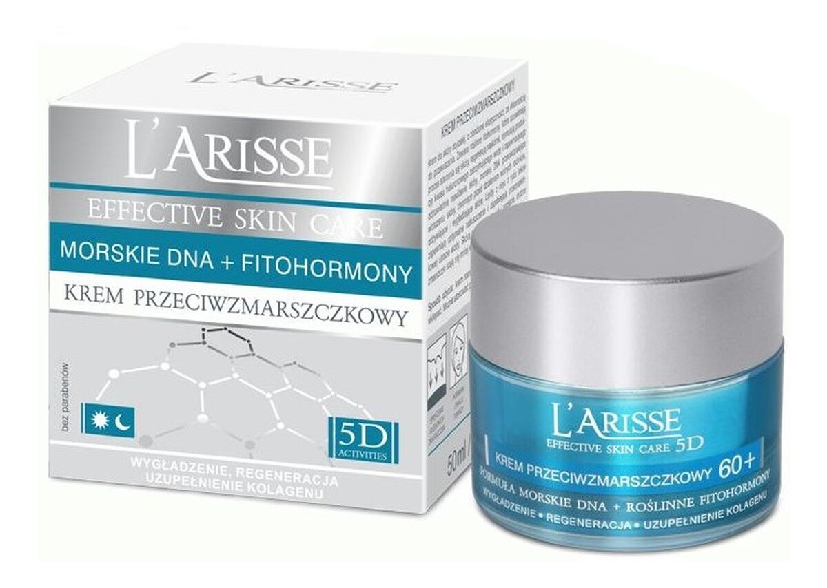 Krem przeciwzmarszczkowy 60+ z morskim DNA+ i fitohormonami