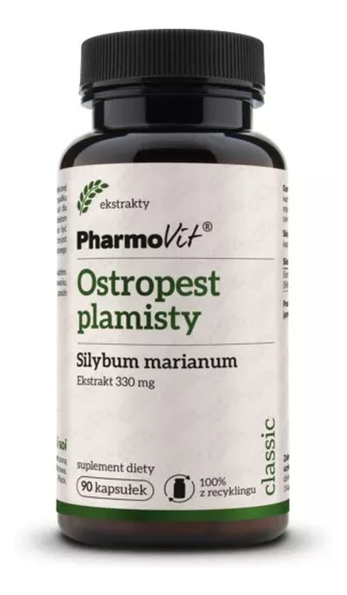Ostropest plamisty suplement diety 90 kapsułek