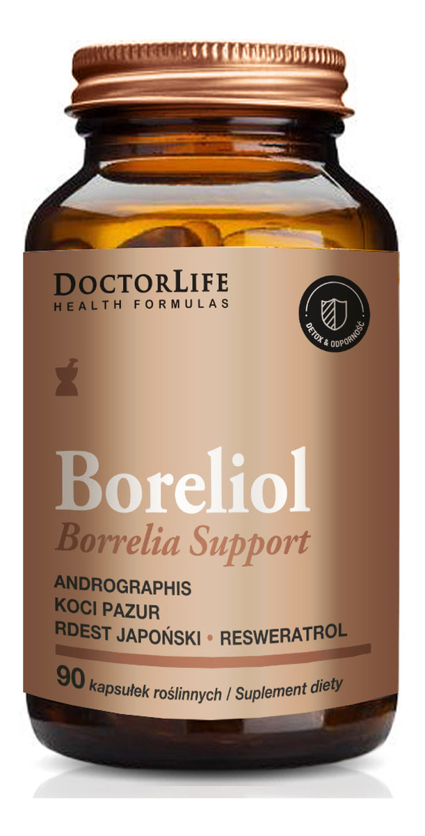 Boreliol borrelia support suplement diety 90 kapsułek