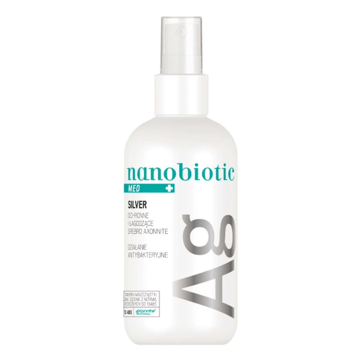 Nanobiotic Med Silver ochronne i łagodzące srebro o działaniu antybakteryjnym 150ml