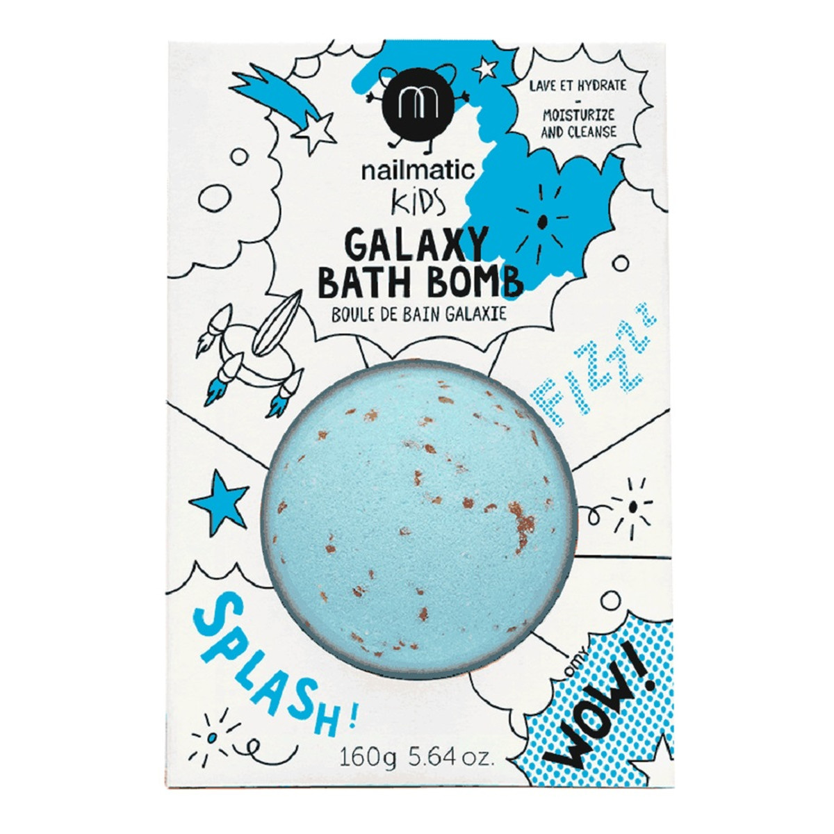 Nailmatic Kids galaxy bath bomb kula do kąpieli dla dzieci comet 160g