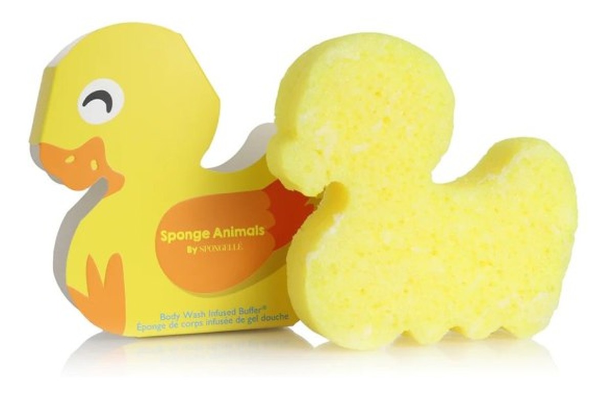 Sponge Animal Kids Gąbka nasączona mydłem do mycia ciała dla dzieci Duck