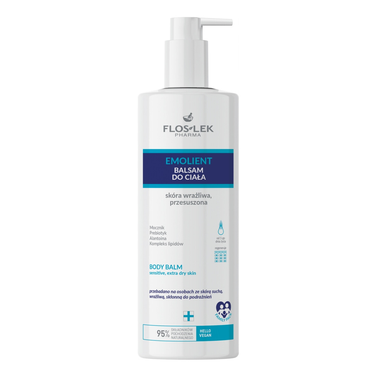 FlosLek Emolient Balsam do ciała skóra wrażliwa przesuszona 400ml
