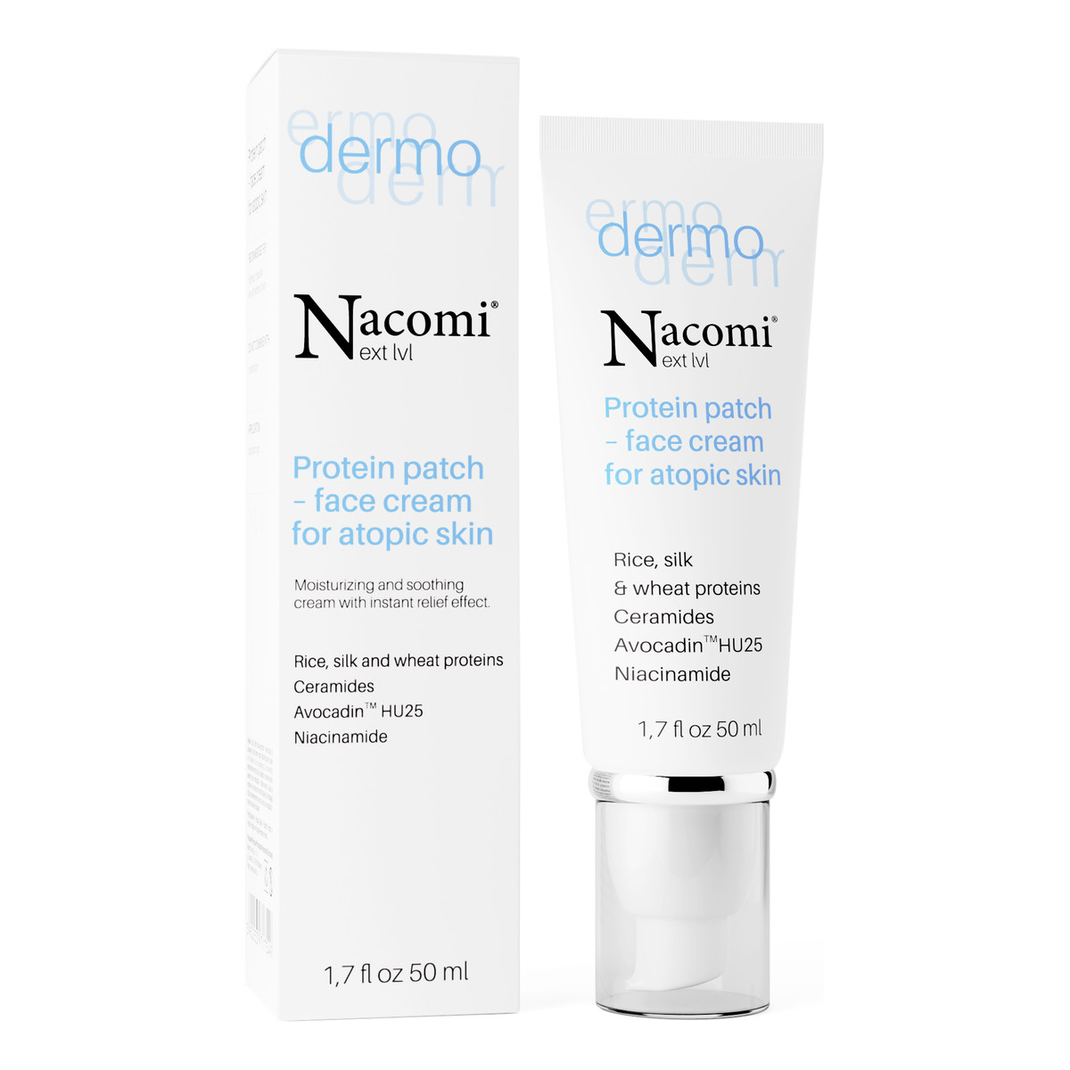 Nacomi Next Level Dermo Proteinowy plaster - krem do skóry atopowej 50ml