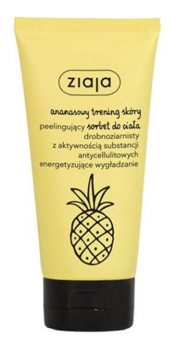 Peelingujący Sorbet Do Ciała Drobnoziarnisty Z Aktywnością Substancji Antycellulitowych Energetyzujące Wygładzenie