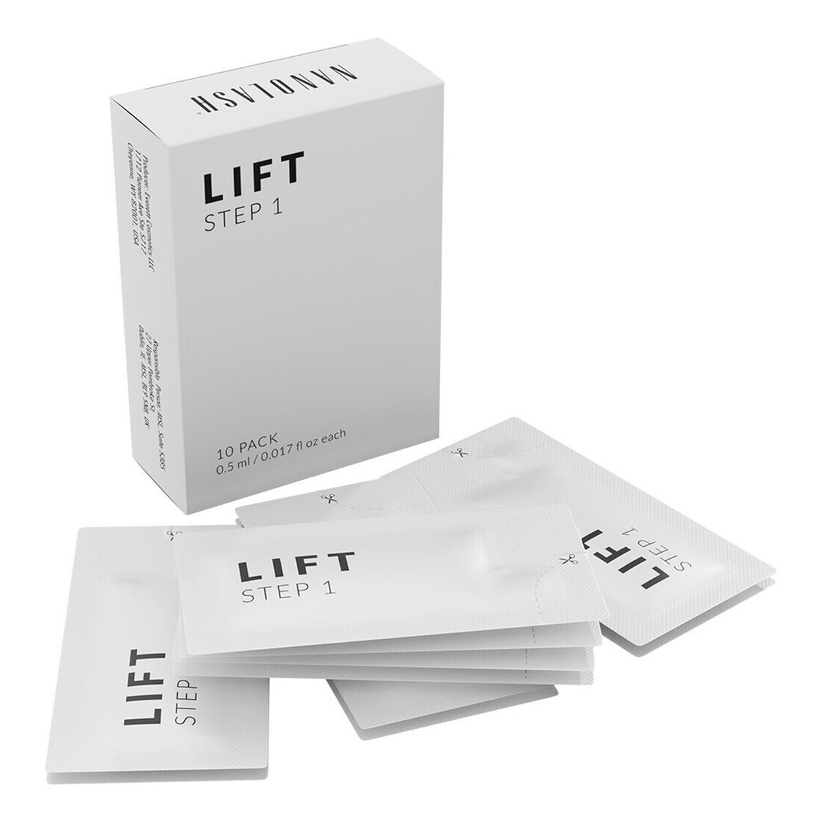 Nanolash Step 1 lift aktywator do liftingu i laminacji rzęs 10 saszetek