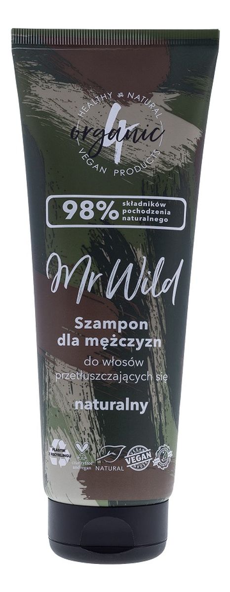Mr wild szampon dla mężczyzn do włosów przetłuszczających się
