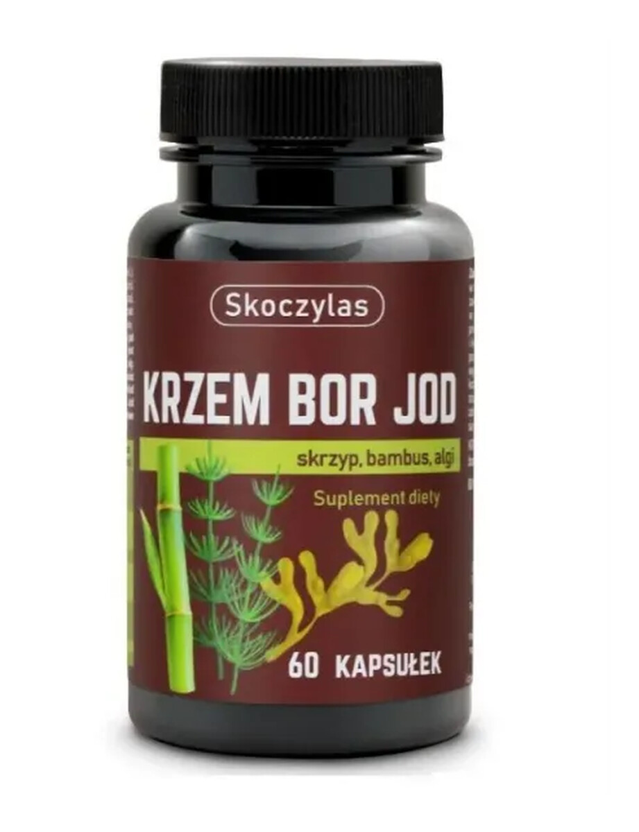 Krzem Bor Jod suplement diety 60 kapsułek
