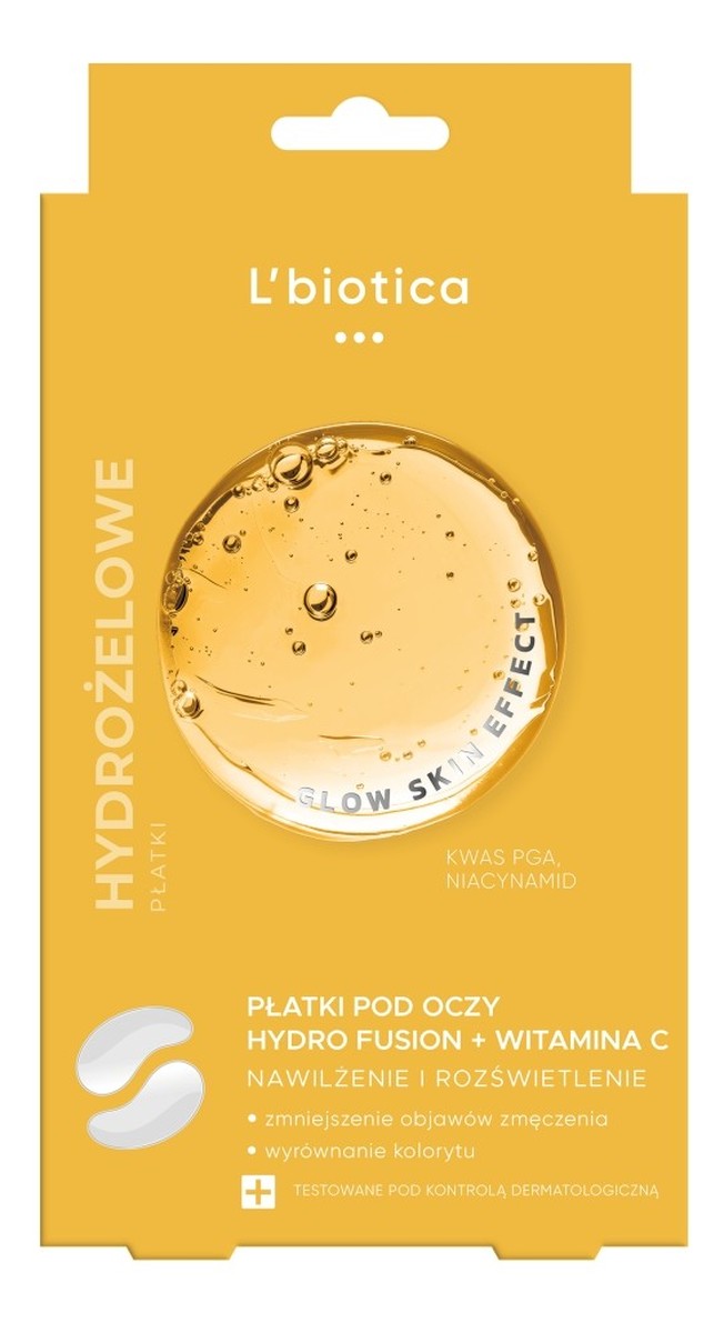 Płatki pod oczy hydrożelowe Wit C