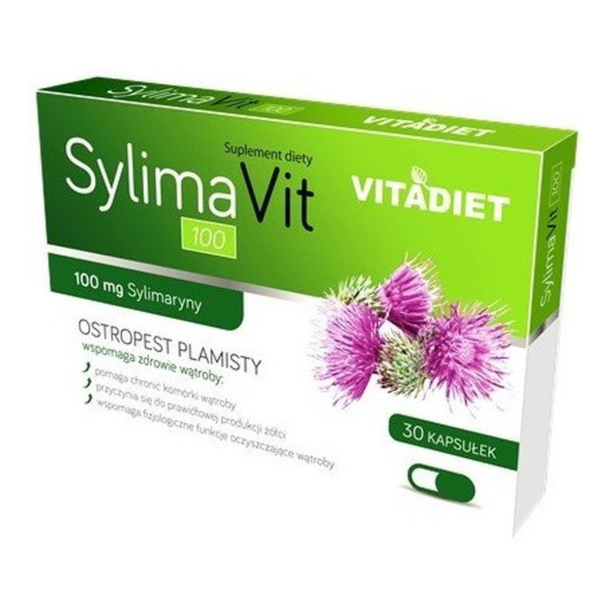 Vitadiet Sylimavit suplement diety 30 kapsułek