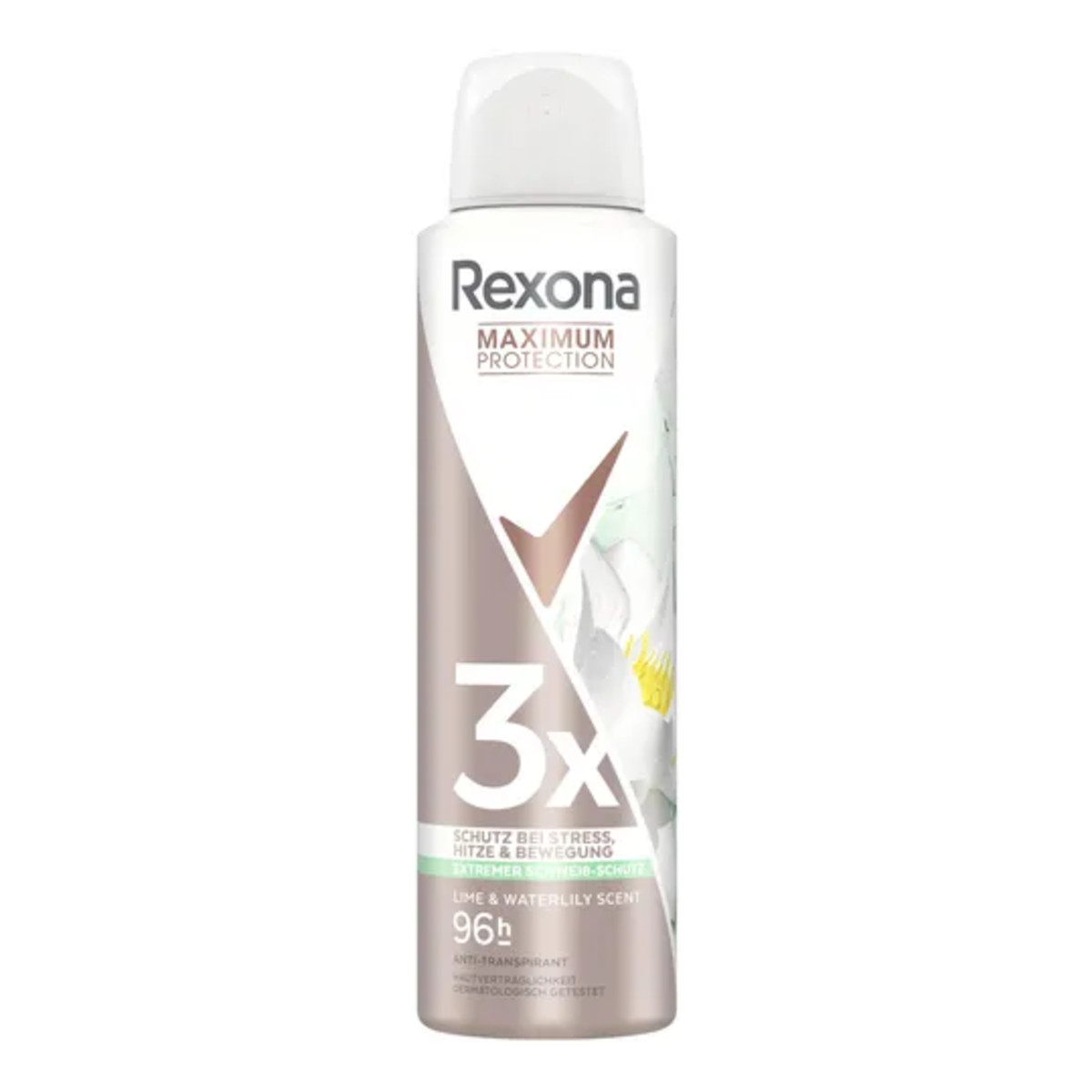 Rexona Maximum Protection Lime & Waterlily Scent Dezodorant w sprayu 150ml