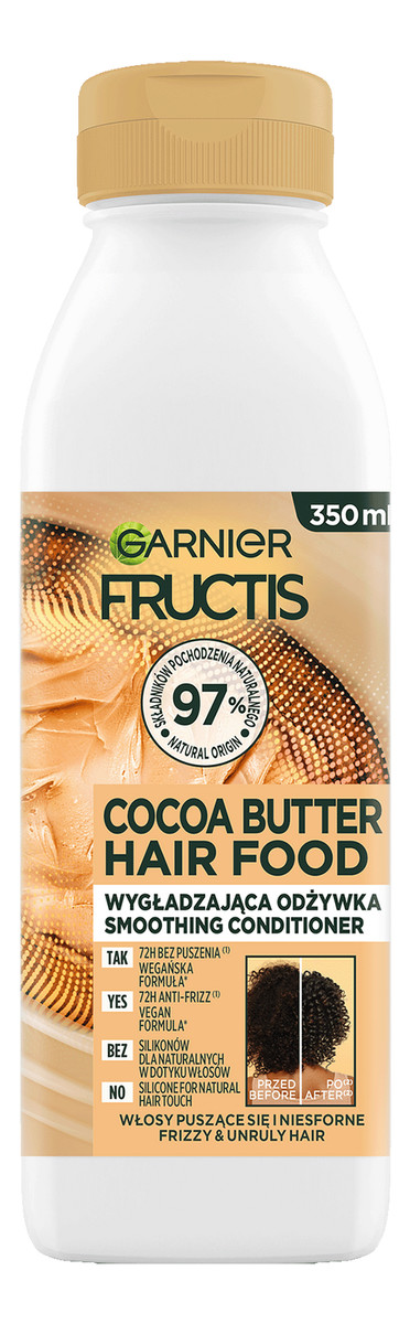 Cocoa Butter Hair Food Wygładzająca odżywka do włosów puszących się i niesfornych