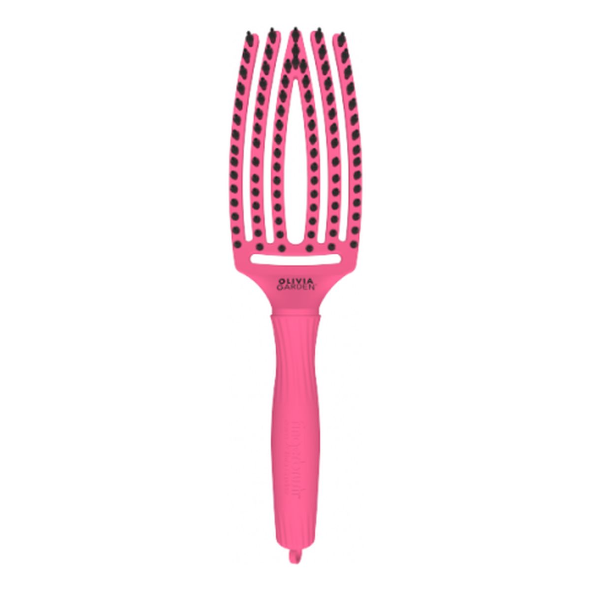 Olivia Garden FingerBrush Szczotka do włosów Blush Hot Pink