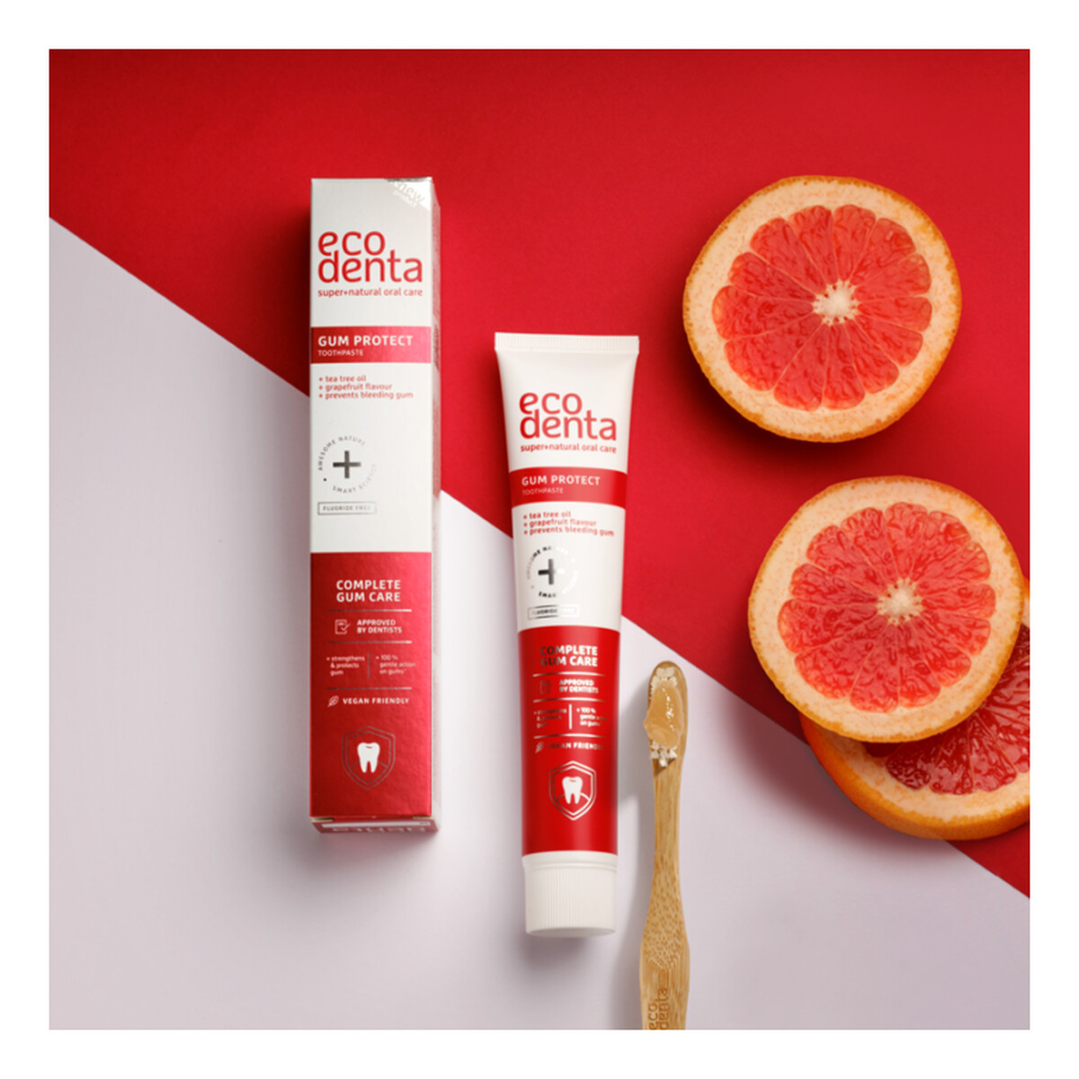 Ecodenta Gum Protect Pasta do zębów chroniąca dziąsła z olejkiem z drzewa herbacianego 75ml