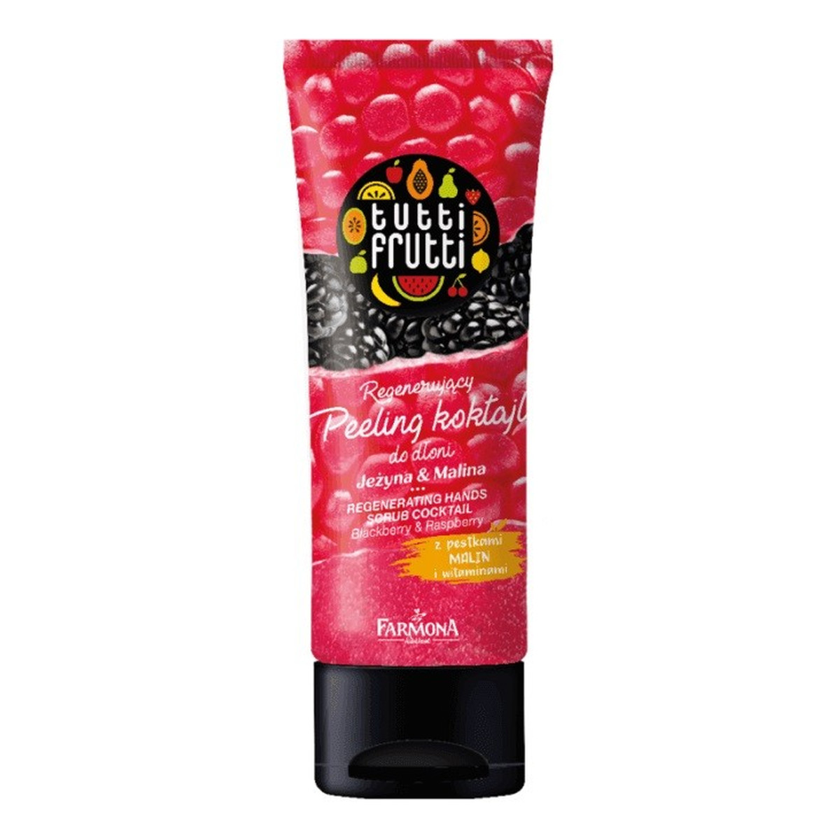 Farmona Tutti Frutti Regenerujący Peeling koktajl do dłoni Jeżyna & Malina 75ml
