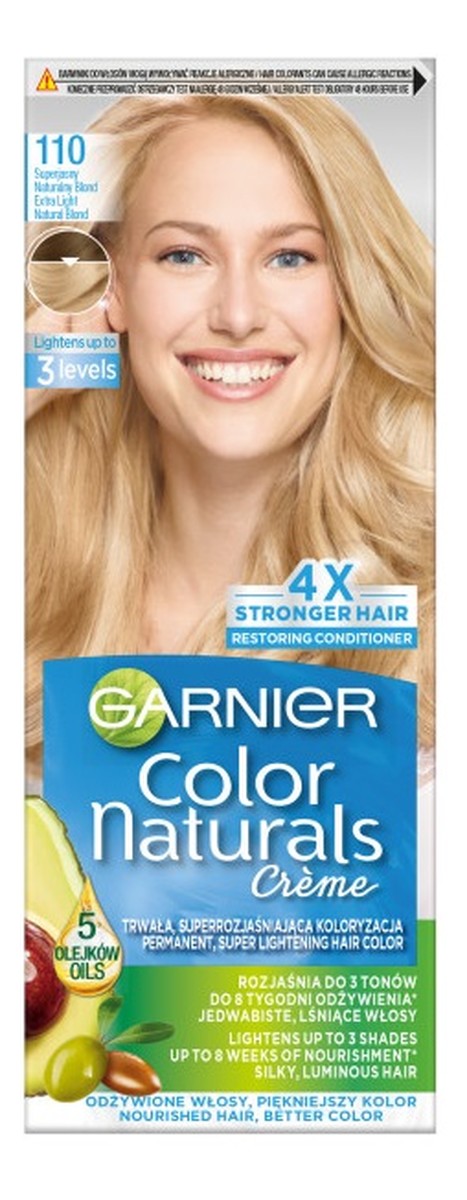 Krem koloryzujący do włosów 110 superjasny naturalny blond