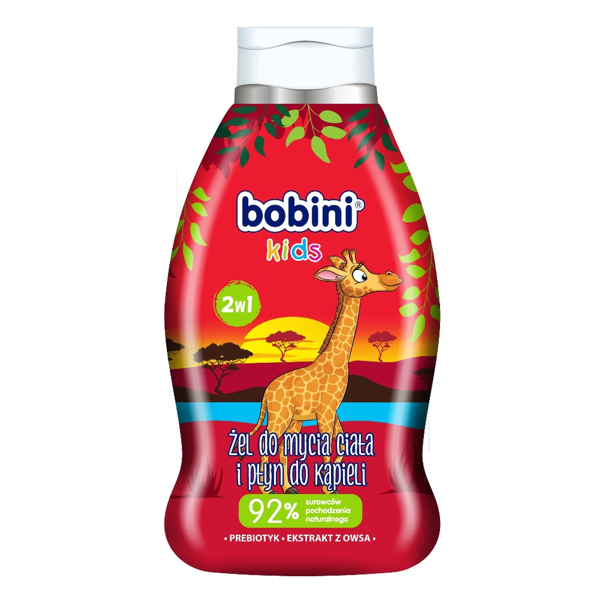 Bobini Tajemnicza Truskawka Płyn do kąpieli i mycia ciała 660ml