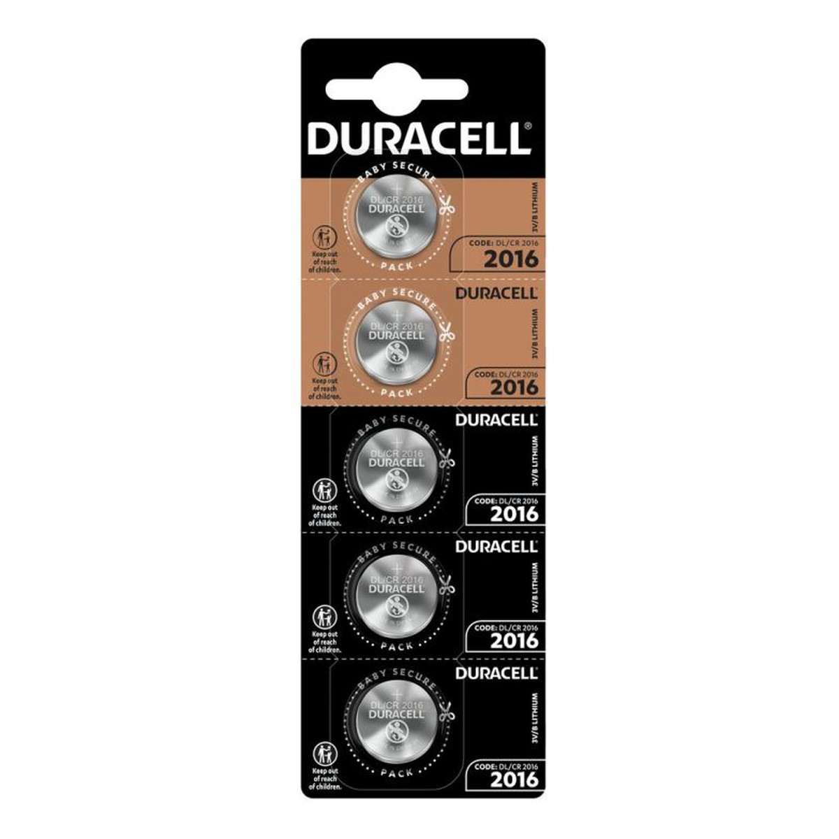 Duracell Baterie litowe 2016 CR 2016 (5)