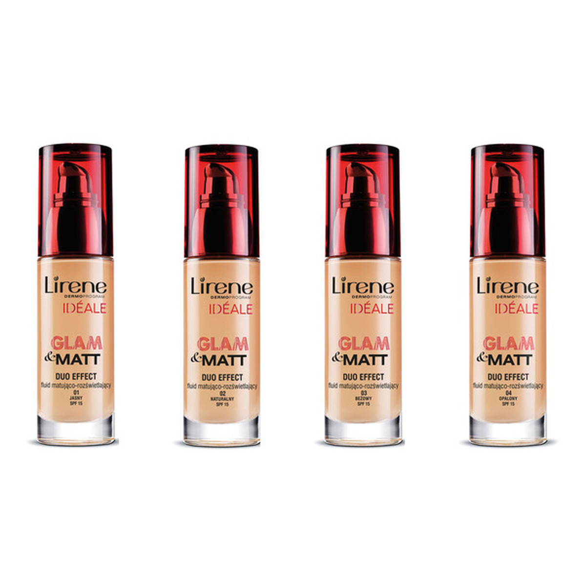 Lirene Glam & Matt Dermo Program Fluid Matująco Rozświetlajacy 30ml