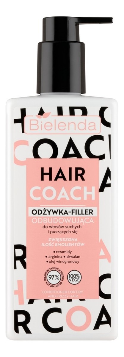 Hair Coach Odżywka-Filler odbudowująca do włosów suchych i puszących się