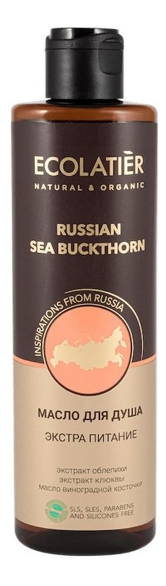 Extra-odżywczy olejek pod prysznic Rosyjski Rokitnik