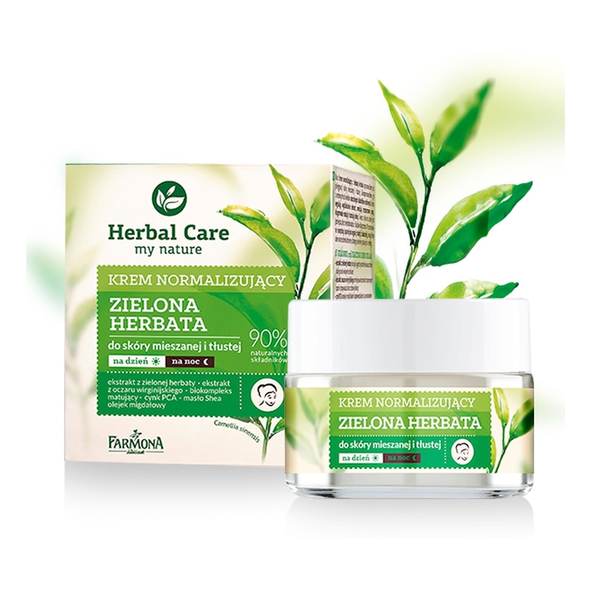 Farmona Herbal Care Krem normalizujący na dzień i na noc Zielona Herbata 50ml