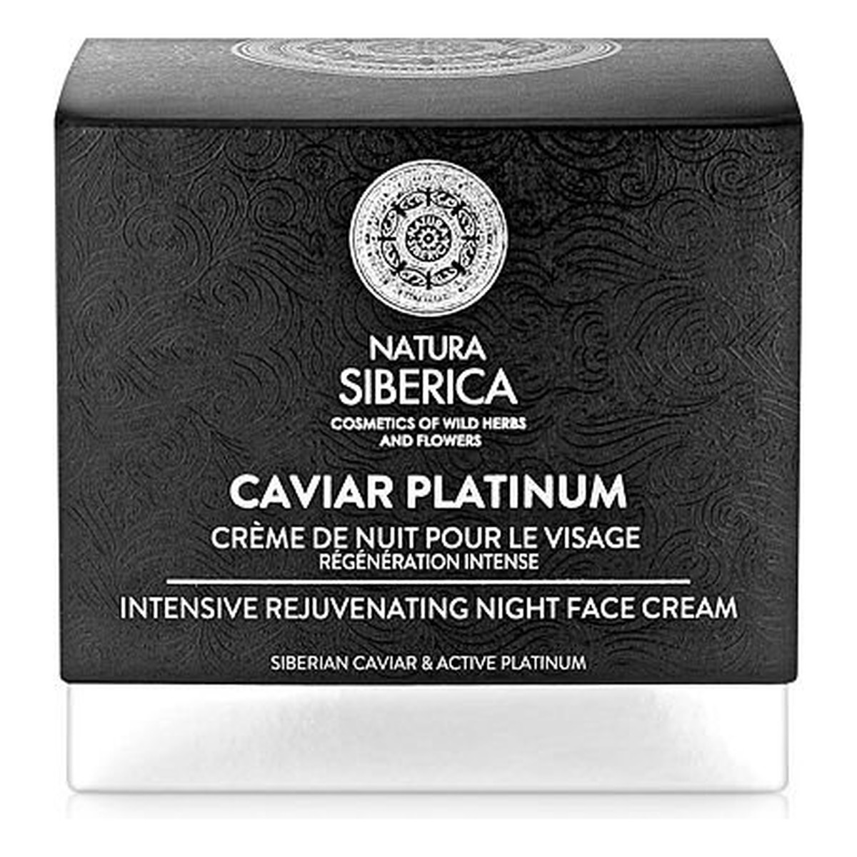 Natura Siberica Caviar Platinum Intensive Rejuvenating Night Face Cream Intensywnie odmładzający krem do twarzy na noc 50ml