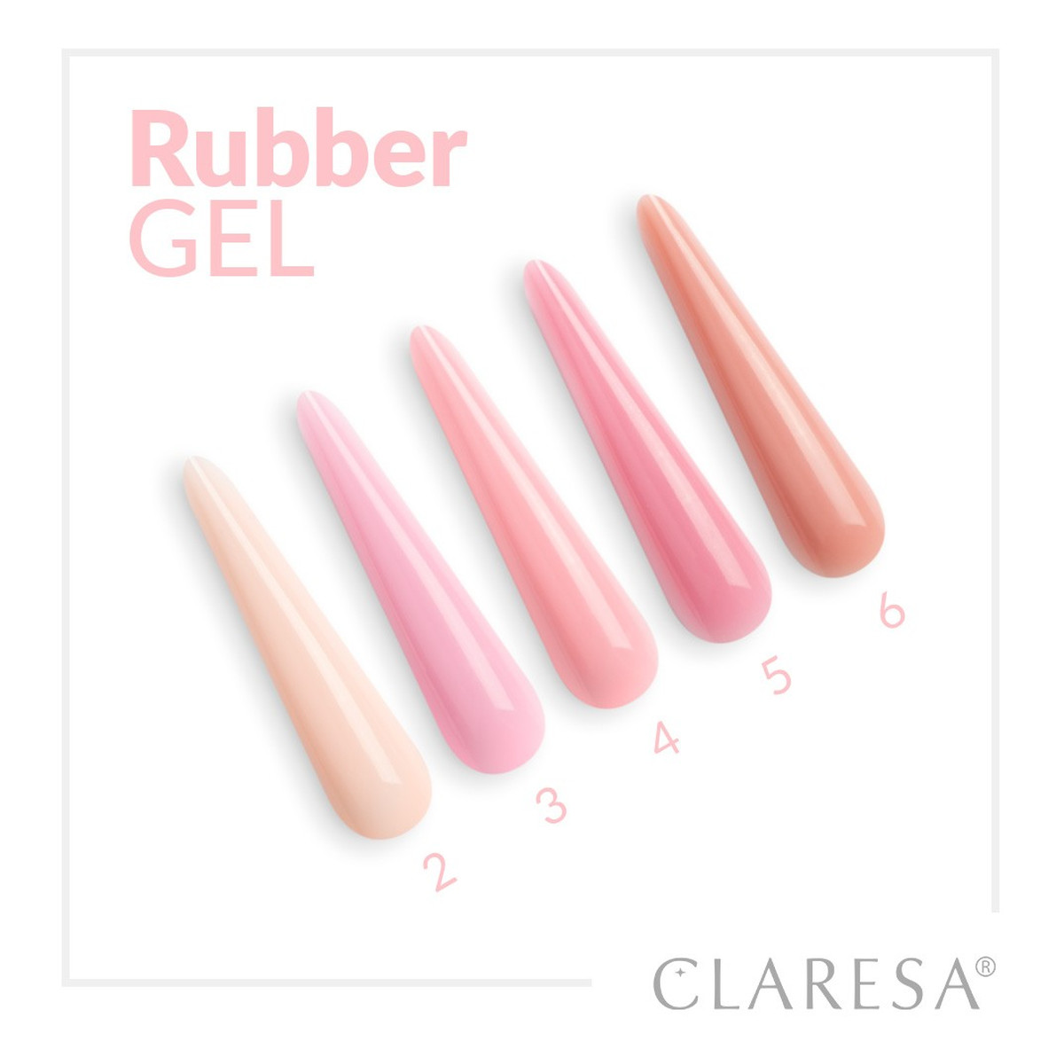 Claresa Rubber Gel Żel budujący 45g