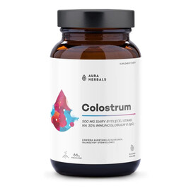 Colustrum 500mg suplement diety Słodka Malina